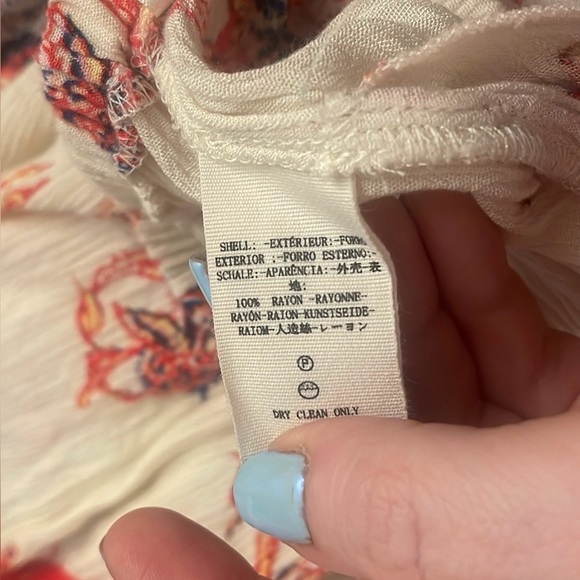 Free People Bella Floral Printed Jumpsuit Cutout Size Medium - Picture 13 of 13